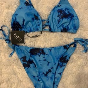 Zaful tie-dyed bikini